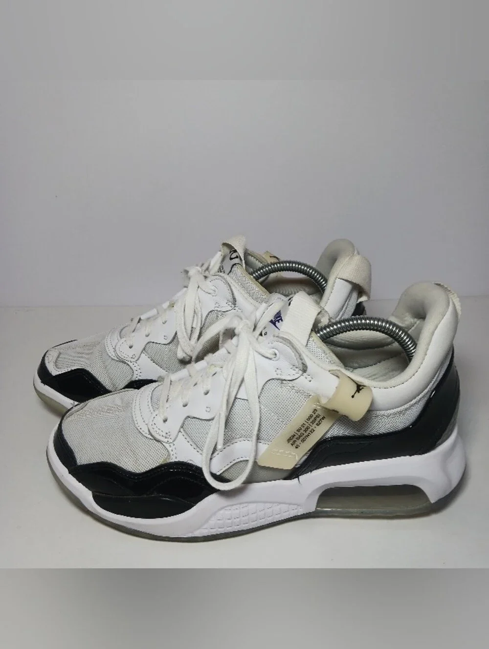 Nike Air Jordan MA2 Concord White Black Patent CV8122-105  Sneakers Mens Size 8